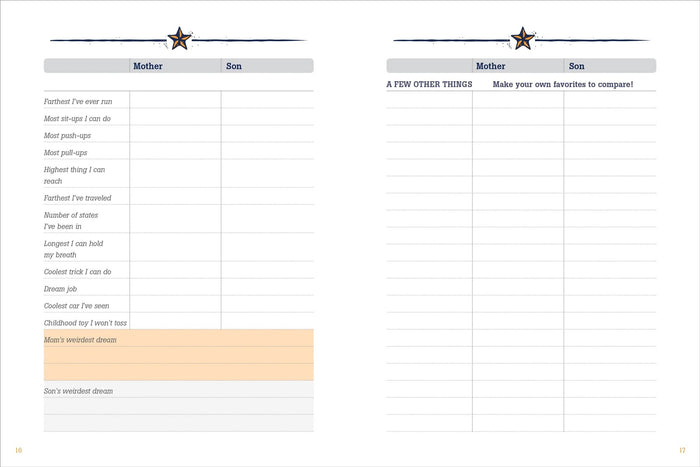 Mother And Son - Our Back And Forth Journal