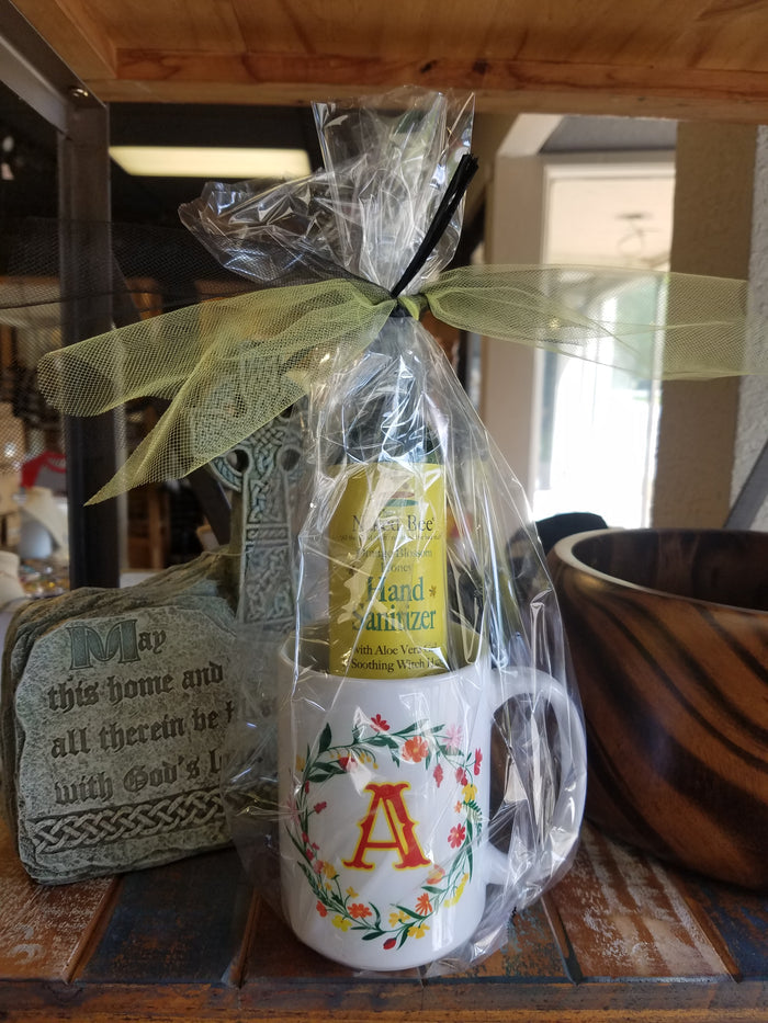 Mug - Custom Initial Mug Gift Set