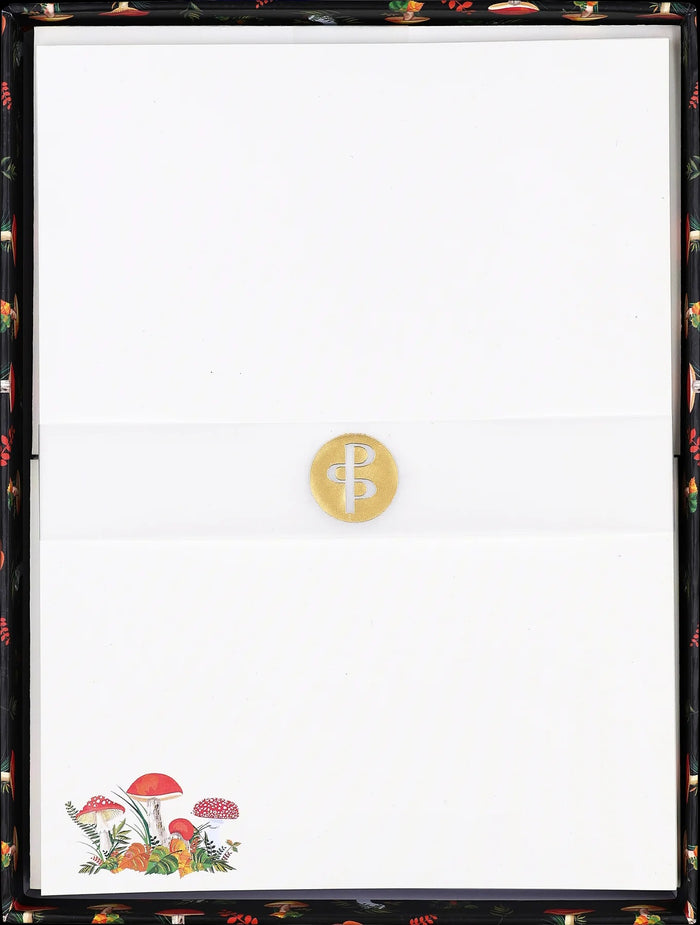 Mushrooms - Letter-Perfect Stationery Box Set - 24 ct.