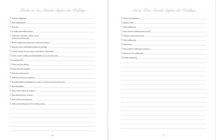 My Wedding Organizer - 3 Ring Binder