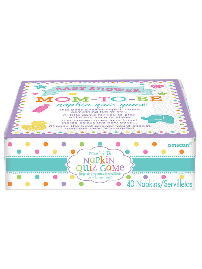 Napkin Trivia Baby Shower Game