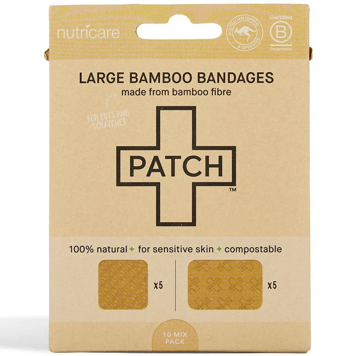 Natural Compostable Bamboo Bandages