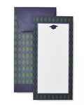 Navy Argyle Graduation Invite - 10 count