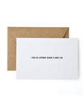 'NO LEGITIMATE REASON' Folded Note Cards