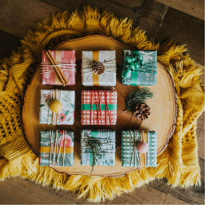 Noel Forest Recycled Gift Paper (3pk)