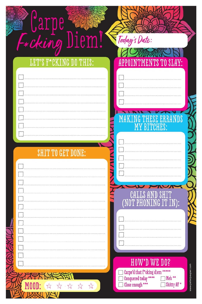 Note Pad - Carpe F*cking Diem!