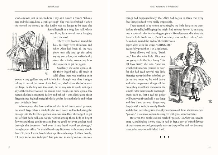 Novel - Alice's Adventures in Wonderland and Through the Looking Glass