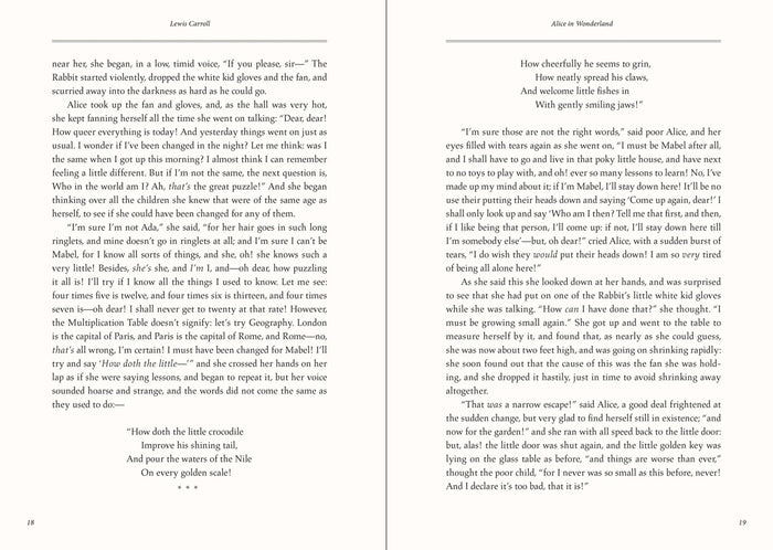 Novel - Alice's Adventures in Wonderland and Through the Looking Glass