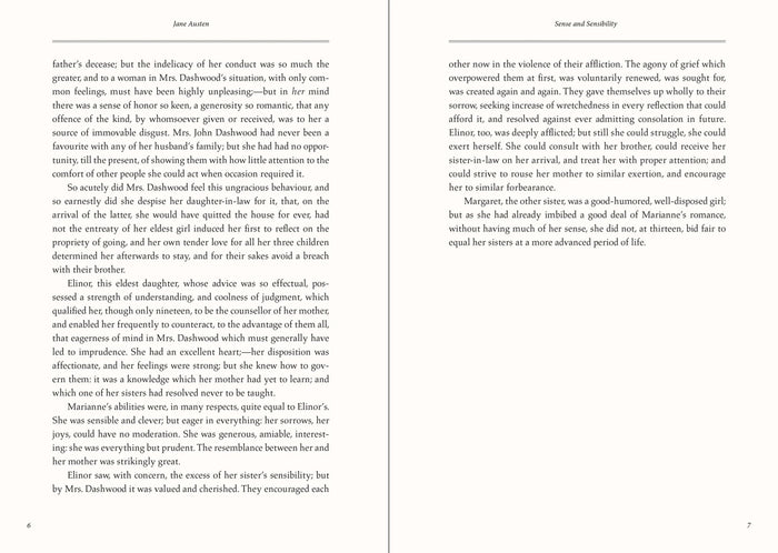 Novel - Sense and Sensibility