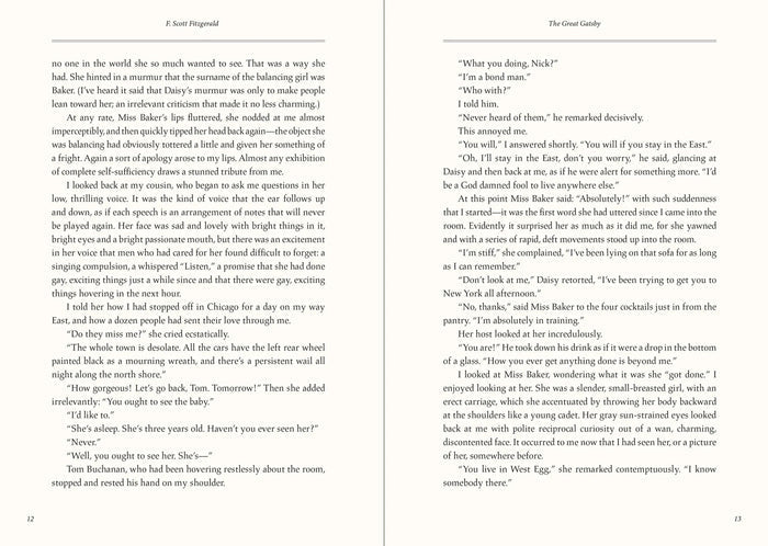 Novel - The Great Gatsby