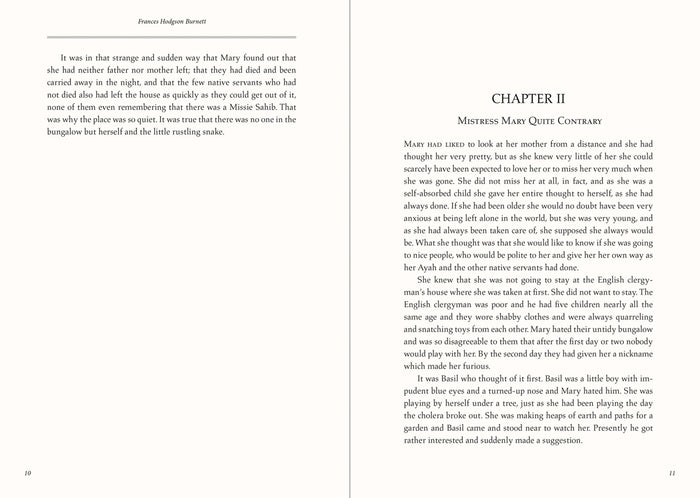 Novel - The Secret Garden