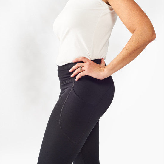 Organic Cotton Blackout Leggings Ankle