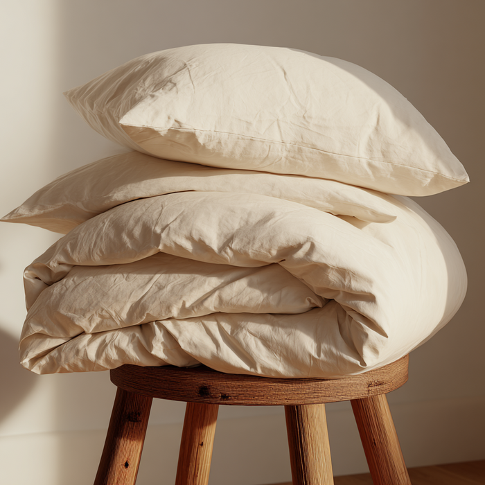 Organic Cotton Sateen Duvet Cover