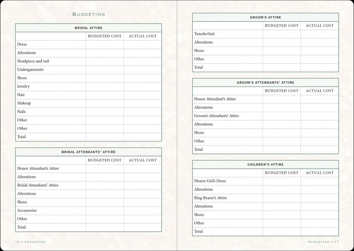 Organizer - The Wedding Planner Checklist - Eucalyptus Design