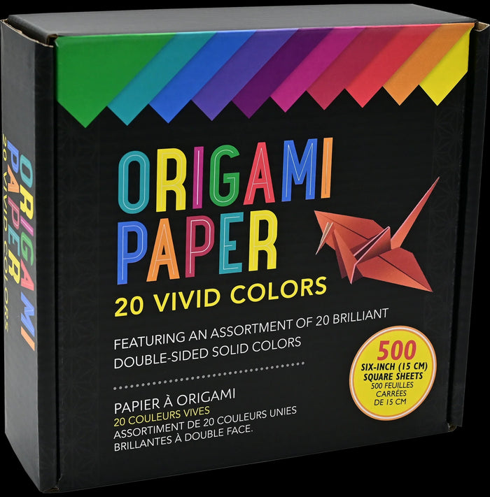 Origami Paper - 20 Vivid Colors