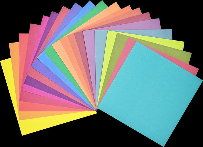 Origami Paper - 20 Vivid Colors