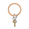 Oventure Leather Keyring Mocha Ostrich