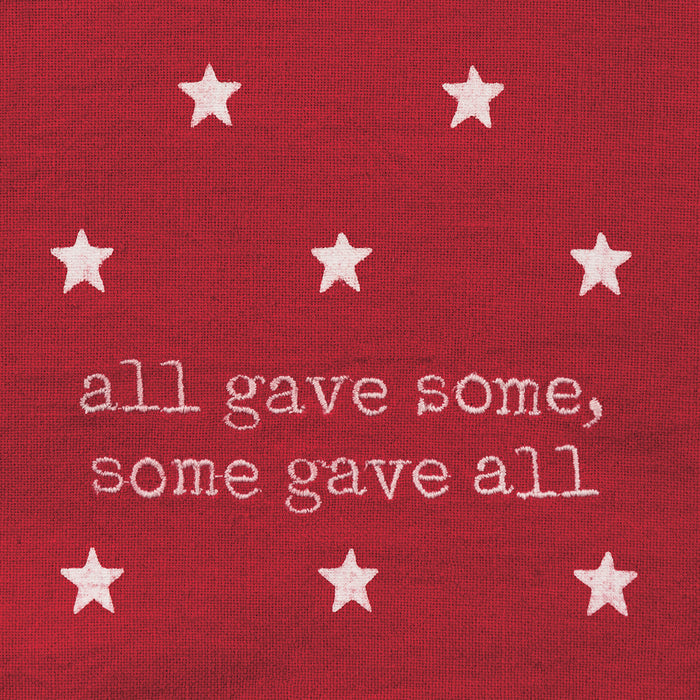 Patriotic Kitchen Towel - All Gave Some Some Gave All