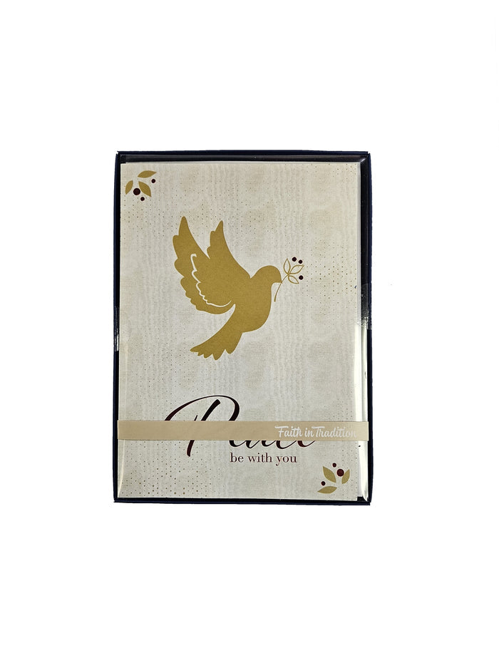Peace Be With You - Religious Premium Boxed Holiday Cards - 16ct.