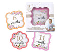 Pink Watercolor Baby Belly Stickers (Set 1-15)