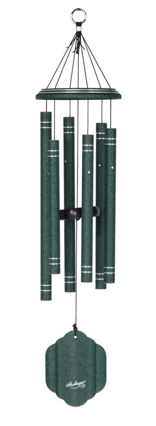 QMT Arabesque Emerald Windchime 29"