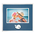 Reed & Barton Mystic Whale Frame, Blue