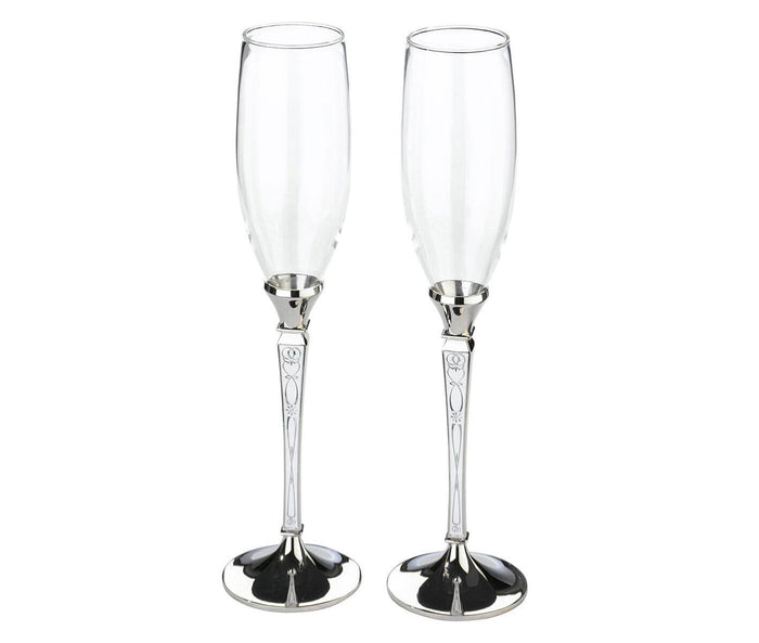 Retro Toasting Flutes