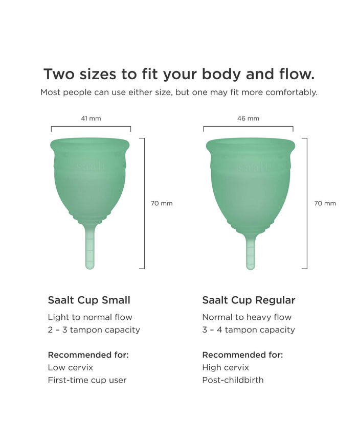 Saalt Menstrual Cup Twin Pack