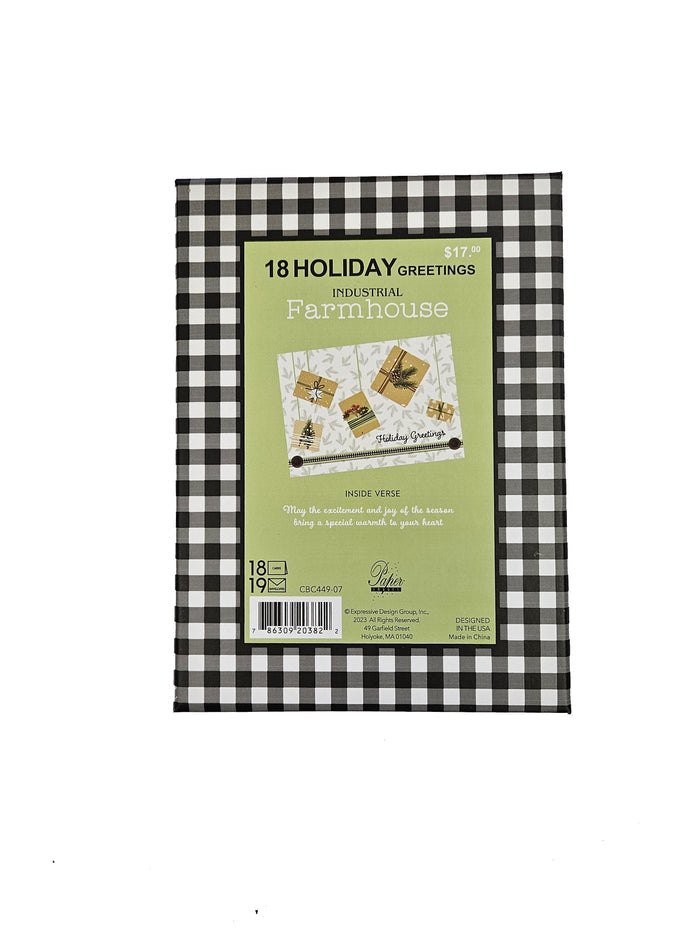 Scattered Presents - Premium Boxed Farmhouse Holiday Cards - 18ct.