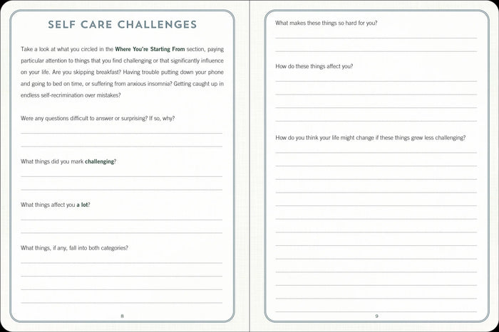 Self Care Journal - A journal for being kind to yourself