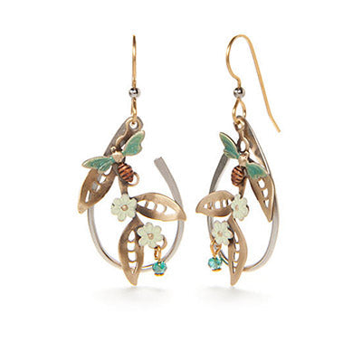 SF Bee-Flower-Leaf Earring