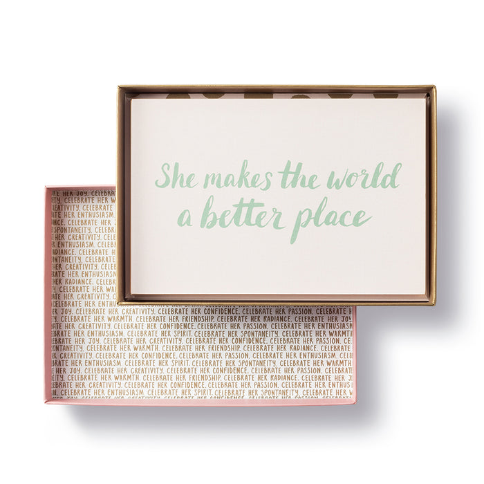 She... Notecard Gift set