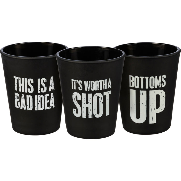 Shot Glass Gift Set - Bottoms Up