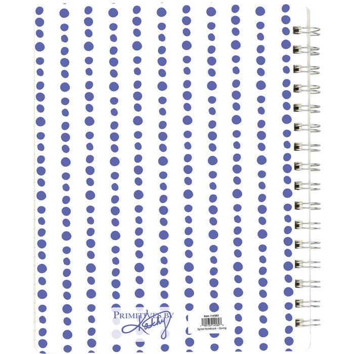 Spiral Notebook - Giving Gratitude