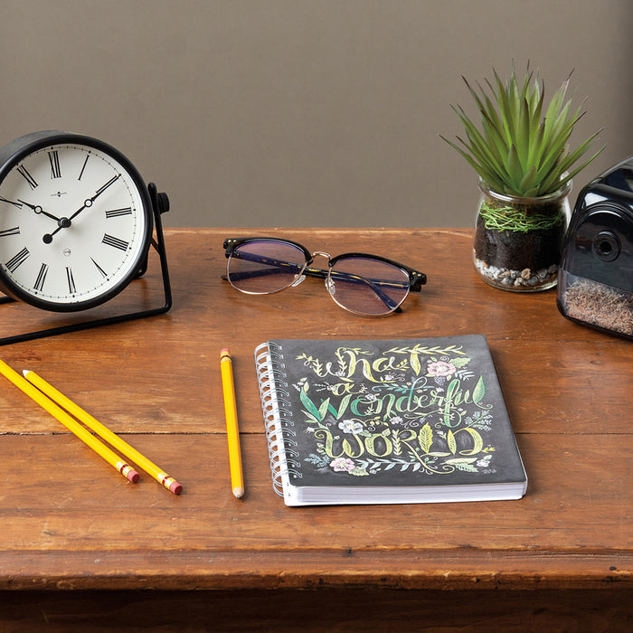 Spiral Notebook -  What A Wonderful World