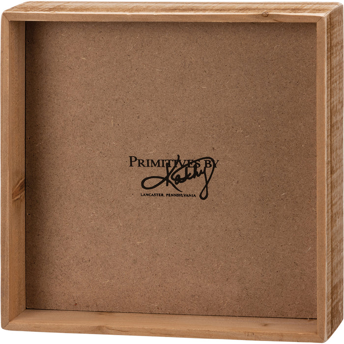 St. Patrick's Day Inset Box Sign - Lucky And Blessed