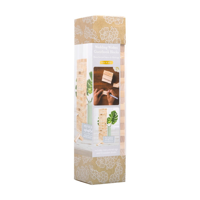 Stackable Block Guest Book