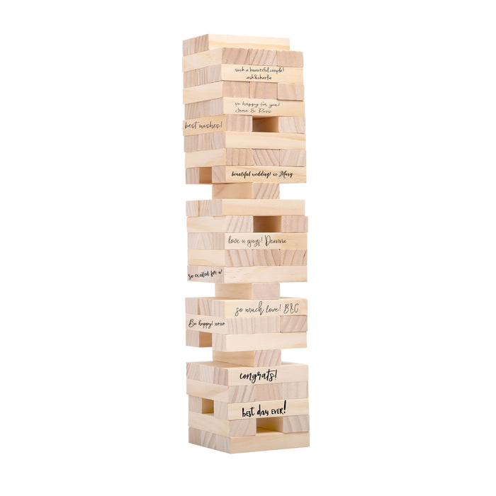 Stackable Block Guest Book