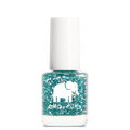 Starlight teal glitter nail polish bottle – ella+mila