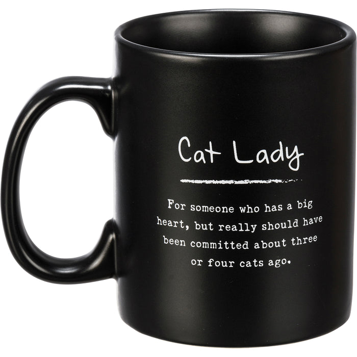 Stoneware Mug - Cat Lady