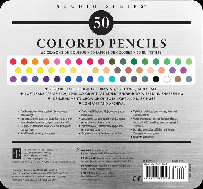 Studio Series Deluxe Colored Pencil Set - Set of 50