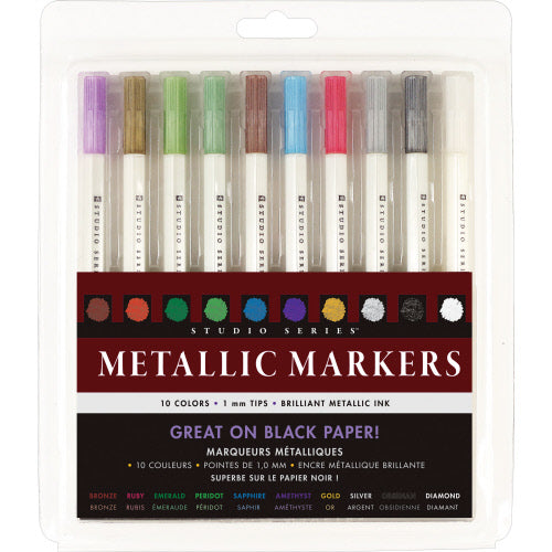 Studio Series Metallic Markers Set - Set of 10