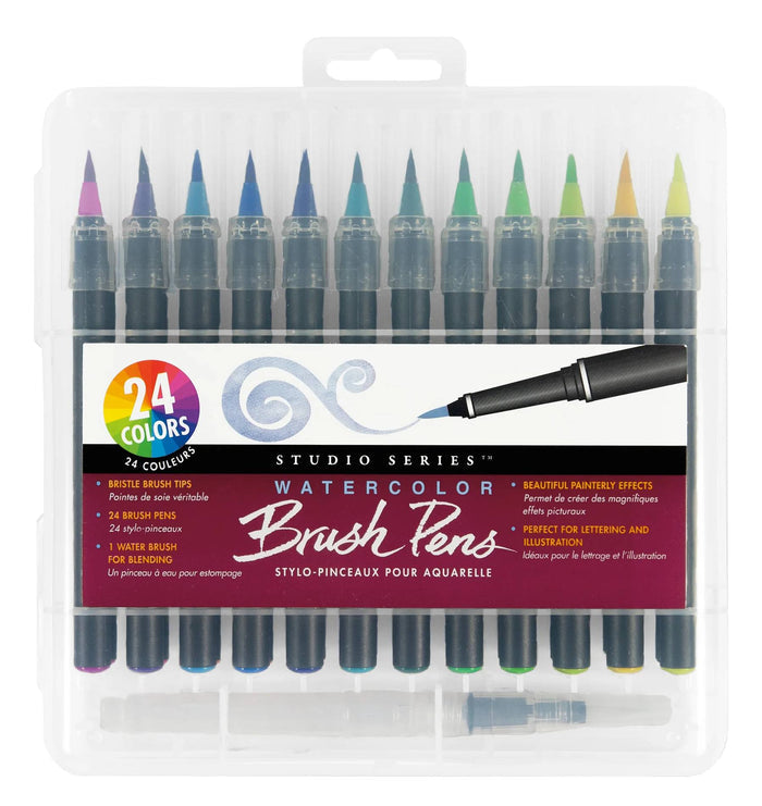 Studio Series Watercolor Brush Pens - Set of 24