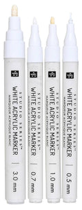 Studio Series White Acrylic Markers - Set of 4