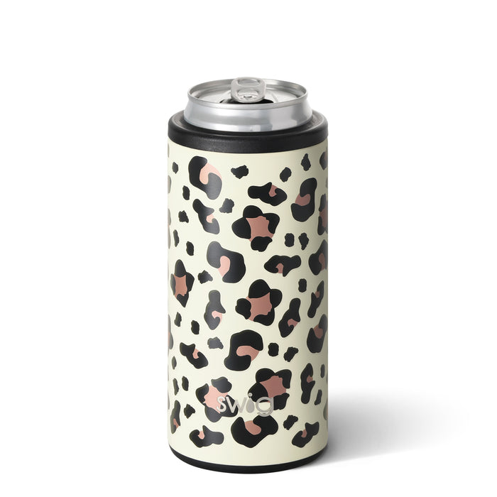 Swig Skinny Can Cooler Luxy Leopard