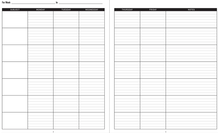 Teacher's Planner