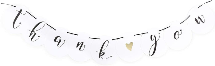 Thank You Circle Script Banner