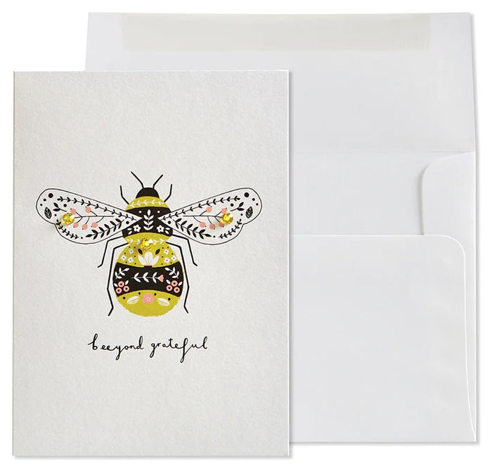 Thank You Greeting Card - Beeyond Grateful