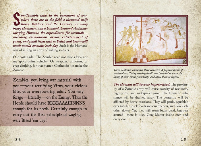 The Art Of War For Zombies - Mini Gift Book
