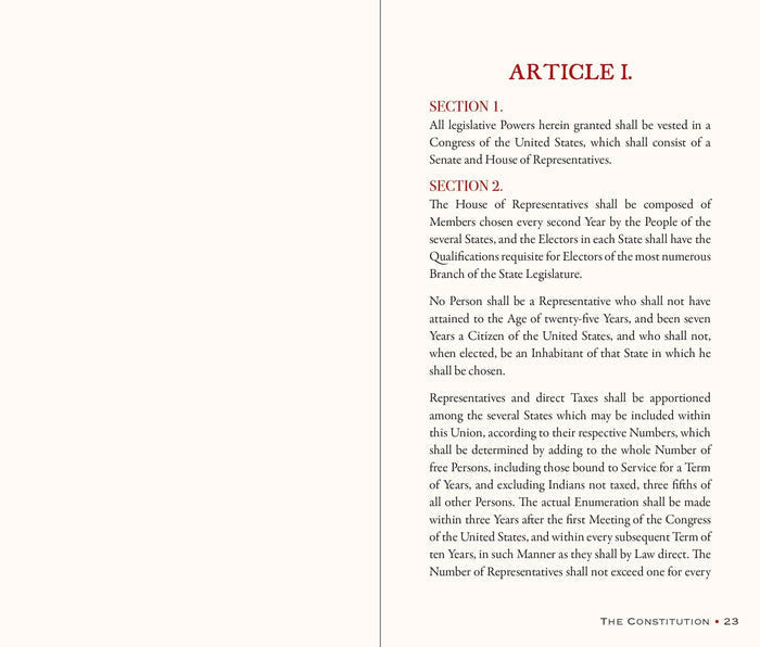 The Constitution of the United States of America and The Declaration of Independence